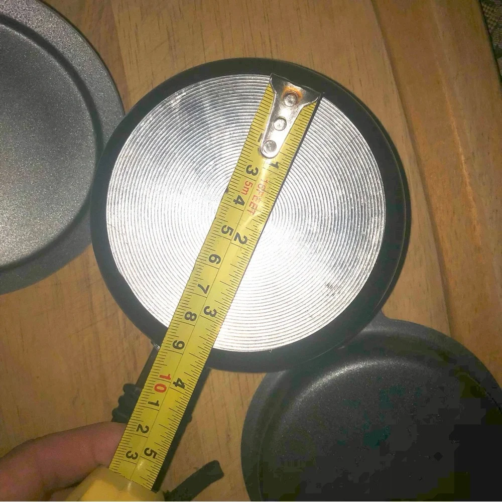 Black Egg Poacher Small 4” Nonstick Pan Gas Electric Off Grid Wood Stove